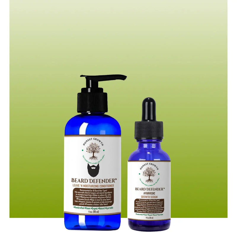 Beard-Defender & Companion •Tames Fly-Away Hairs •Vitamins & Nutrients •Thicker, Fuller Beard! www.HonestGrowthLLC.com